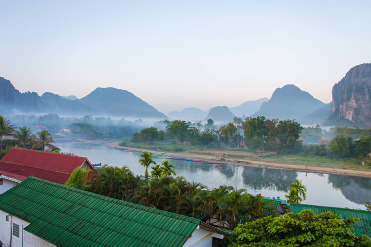 laos china reiseroute