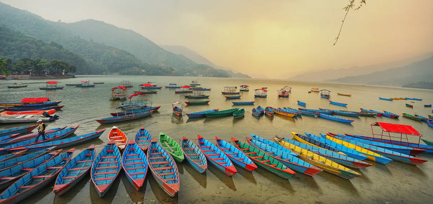 Phewa See in Pokhara