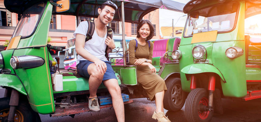 Tuk-Tuk-Fahrt Bangkok