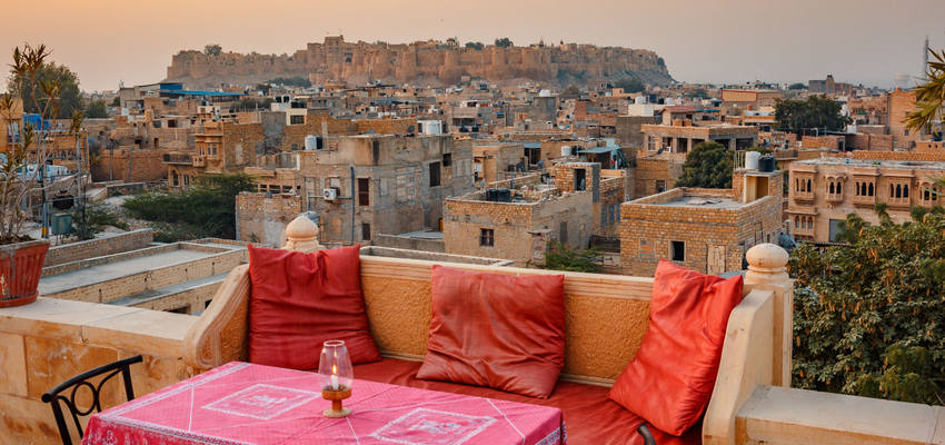 View von Jaisalmer Fort