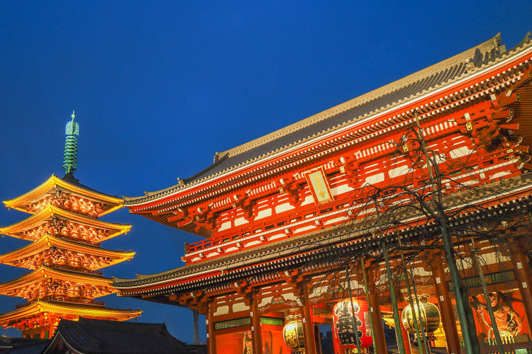 Japan Sensoji-Tempel
