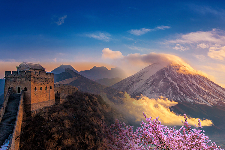 China Japan visafreie Rundreise